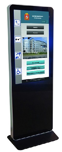 Информационный терминал (Текстофон) с сенсорным экраном 42  , со встроенной индукционной системой, ИСТОК 42Р