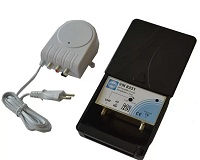 Усилитель антенный DVB-T/T2, 470-792МГц/35дБ/T15   VM8351