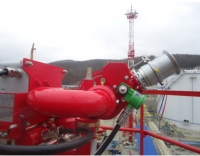 Роботизированная установка пожаротушения тонкораспыленной водой высокого давлени АКВАТОН-РУП-м.200