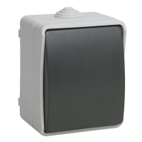 Выключатель одноклавишный наружный IP54 EVS10-K03-10-54-DC IEK
