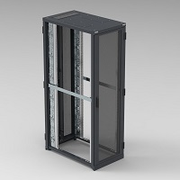 Шкаф серверный 19  - 42U - 600x1000 мм - с оптимизацией воздушных потоков